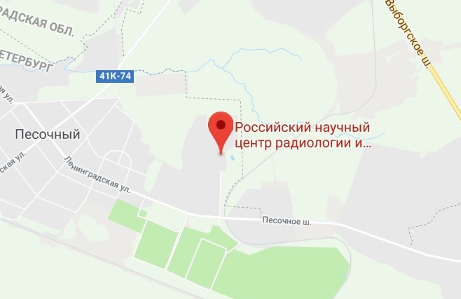 Центр радиологии и хирургических технологий им. Гранова - на карте