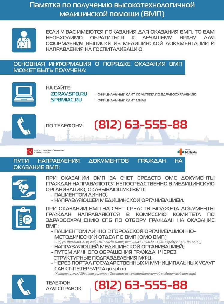 Как получить высокотехнологичную медицинскую помощь